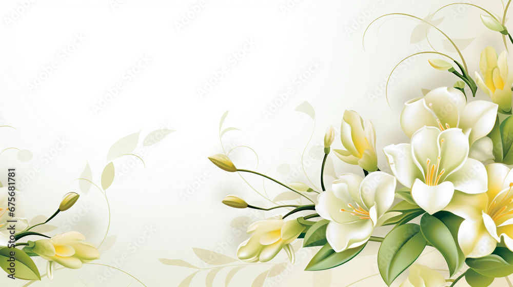 Obraz premium bouquet of white flowers