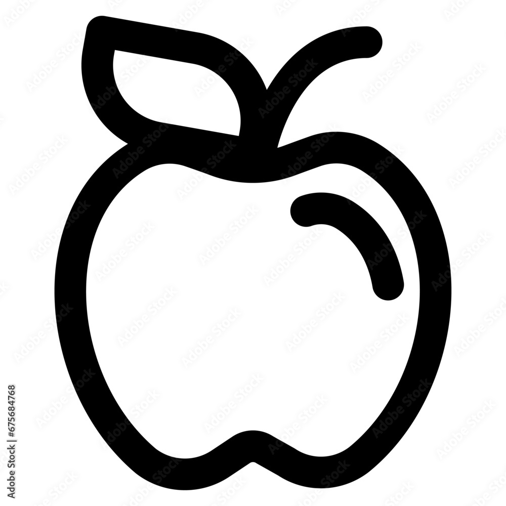 apple icon vector illustration asset element apple icon vector illustration asset element