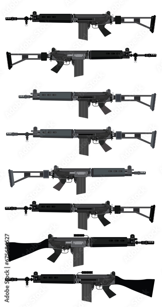 Brazilian Main Assault Rifle Models