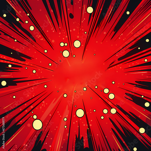 American Comic Concentration Line stock illustration