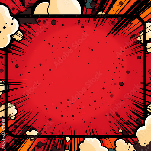 American Comic Concentration Line stock illustration