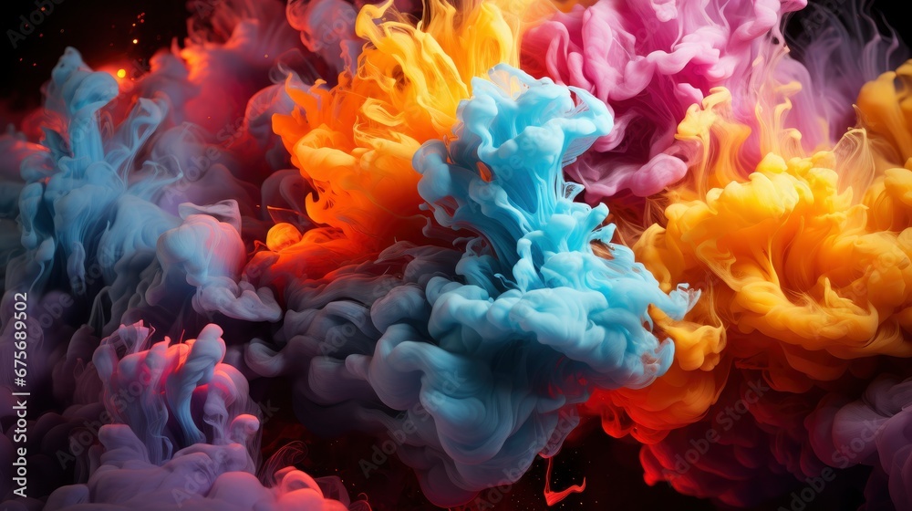 Obraz premium Perm Russia Jan 6 2014 Blue, Ultra Bright Colors, Background Images , Hd Wallpapers