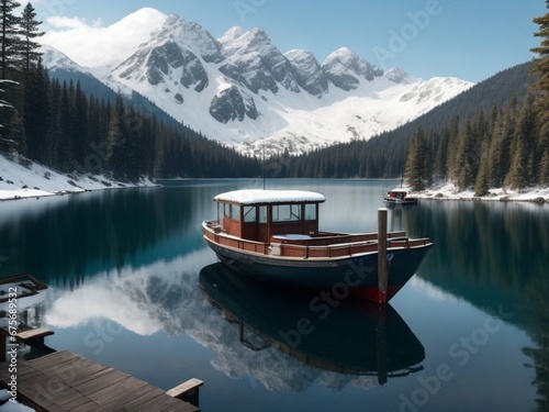 boat on the lake © kashif