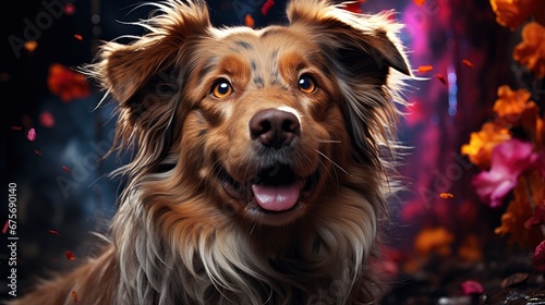 Redhaired Dog Nature Winter Put Her, Ultra Bright Colors, Background Images , Hd Wallpapers © IMPic