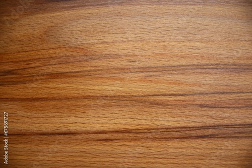 Texture of light brown beech wooden board