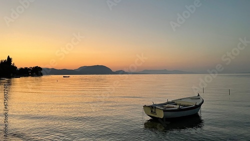 Zachód słońca na wyspie Korfu w Grecji © Przemyslaw