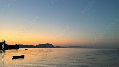 Zachód słońca na wyspie Korfu w Grecji © Przemyslaw