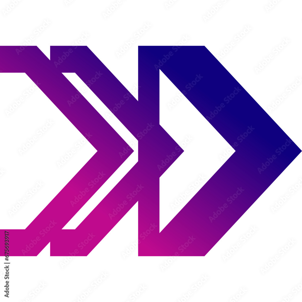 Neon Cyberpunk Arrow