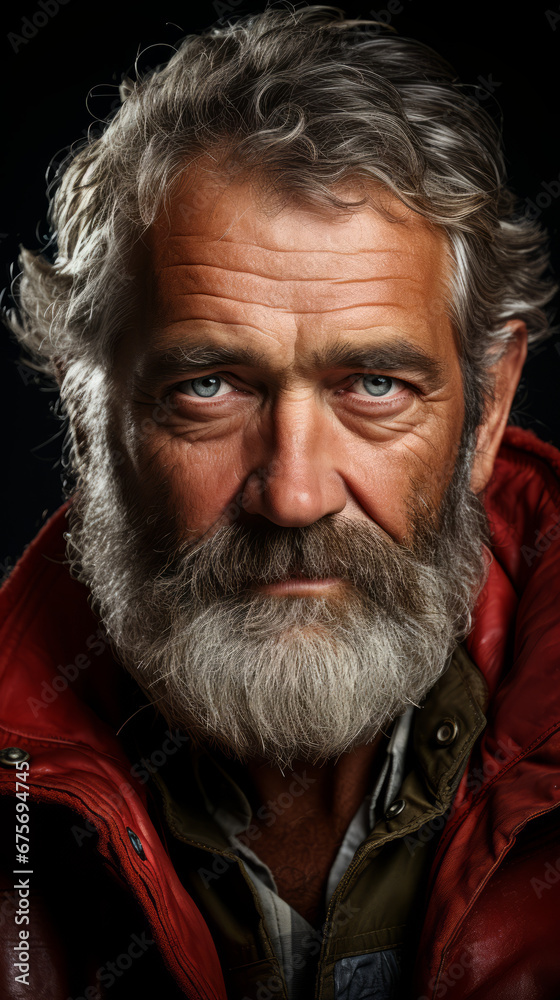 Portrait of a Rugged Elderly Man with Intense Gaze
Portrait of a Rugged Elderly Man with Intense Gaze