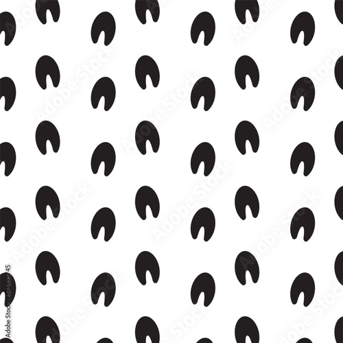 horse footprint icon vector vector