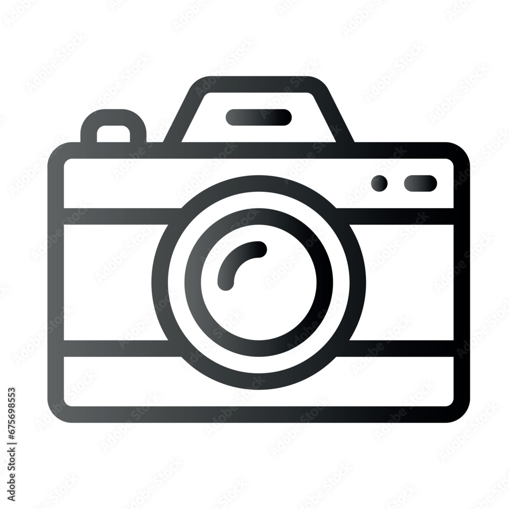 Very Clear black gradient vector ICON on white background for business and infographic designs Very Clear black gradient vector ICON on white background for business and infographic designs