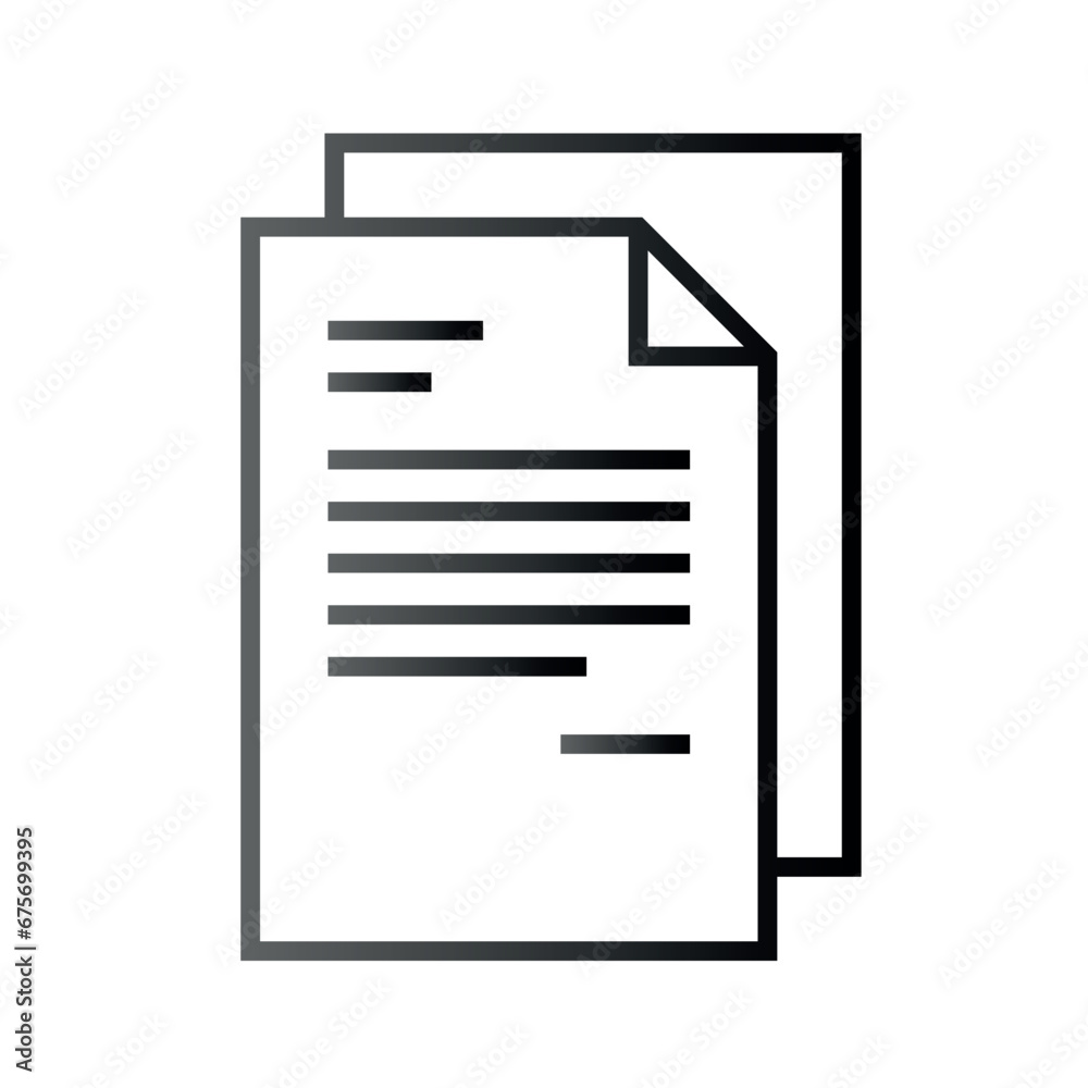 Very Clear black gradient vector ICON on white background for business and infographic designs Very Clear black gradient vector ICON on white background for business and infographic designs