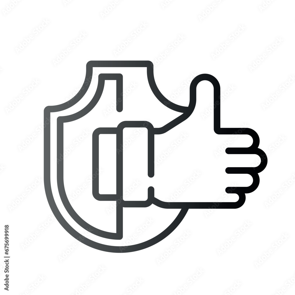 Very Clear black gradient vector ICON on white background for business and infographic designs Very Clear black gradient vector ICON on white background for business and infographic designs