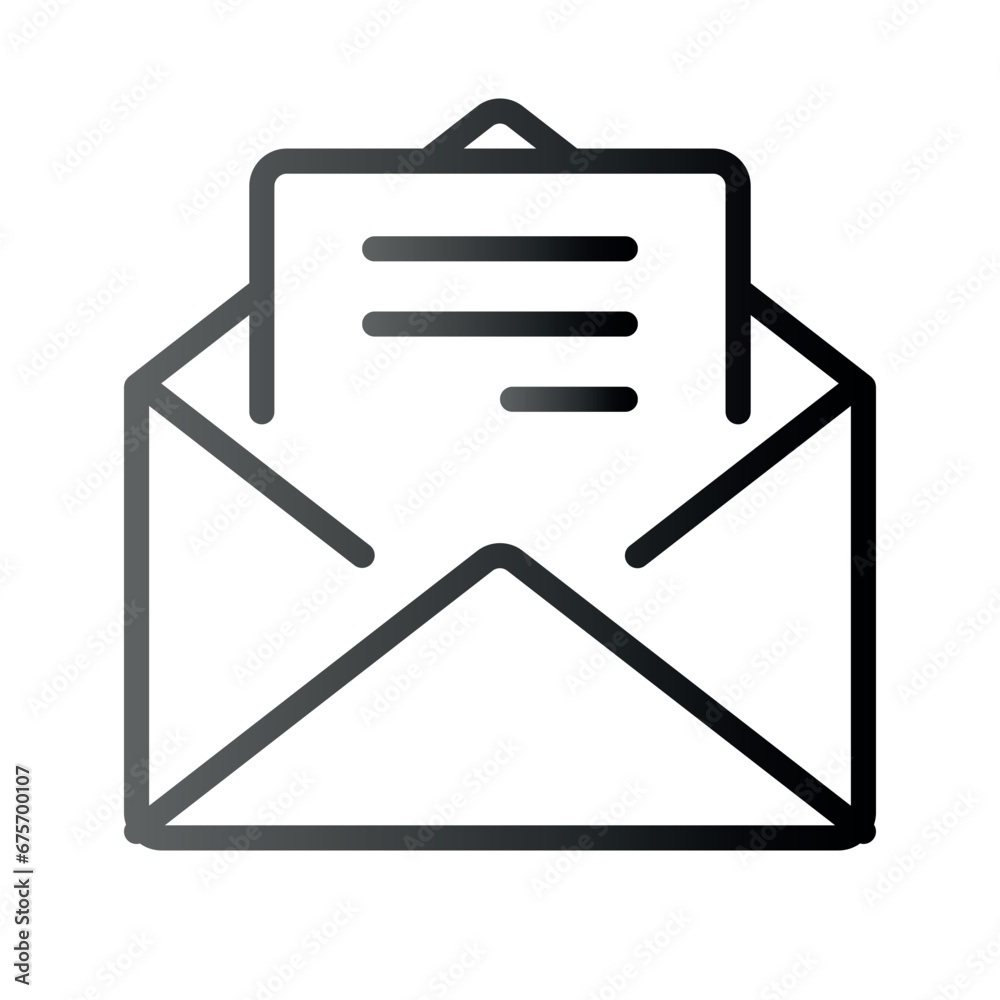 Very Clear black gradient vector ICON on white background for business and infographic designs Very Clear black gradient vector ICON on white background for business and infographic designs