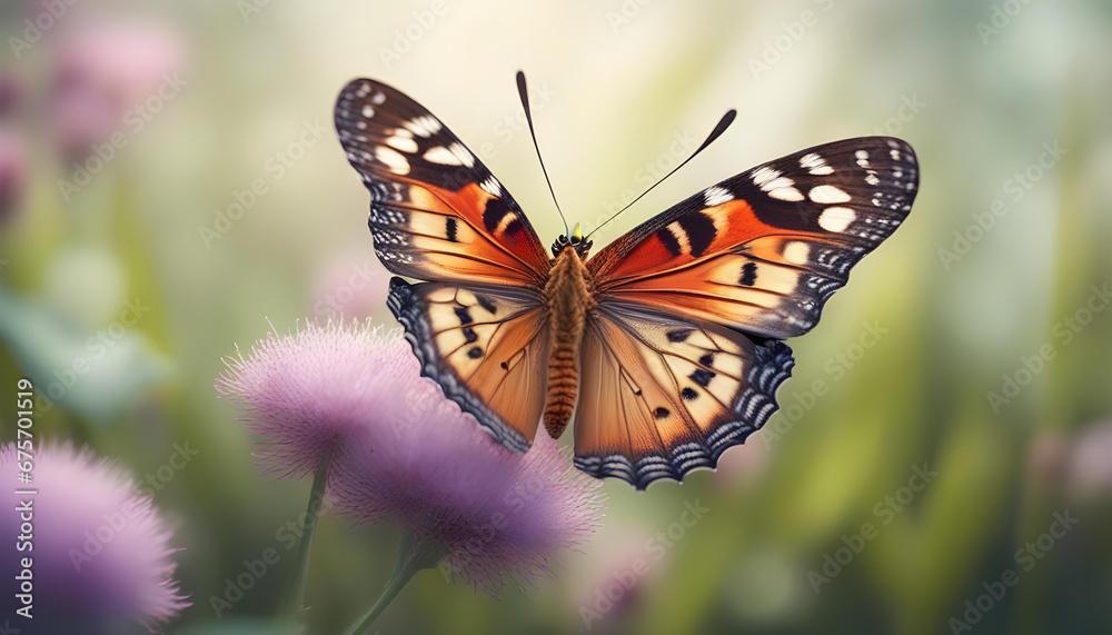 butterfly on flower summer background ai generated
butterfly on flower summer background ai generated