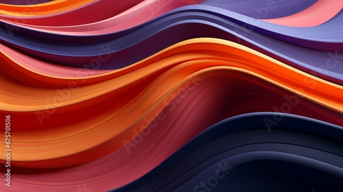 Abstract futuristic Full-color rainbow background with wave design Realistic 3D wallpaper with luxury flowing lines. Elegant backdrops for poster, websites, brochures, banners, apps, etc.