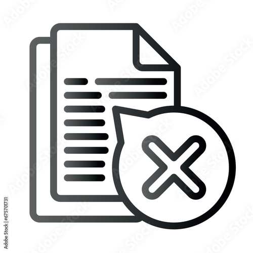 Very Clear black gradient vector ICON on white background for business and infographic designs