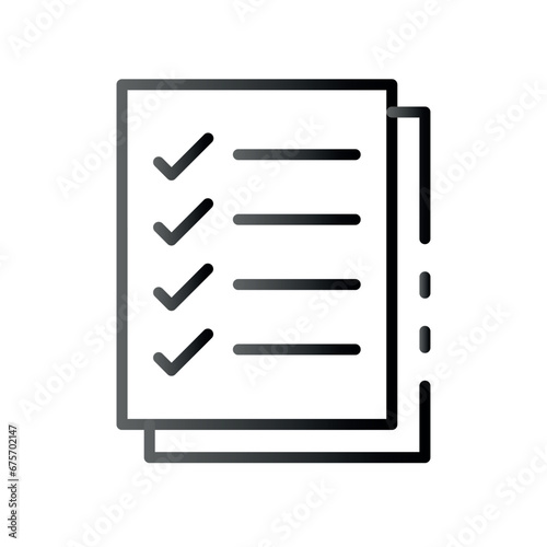 Very Clear black gradient vector ICON on white background for business and infographic designs