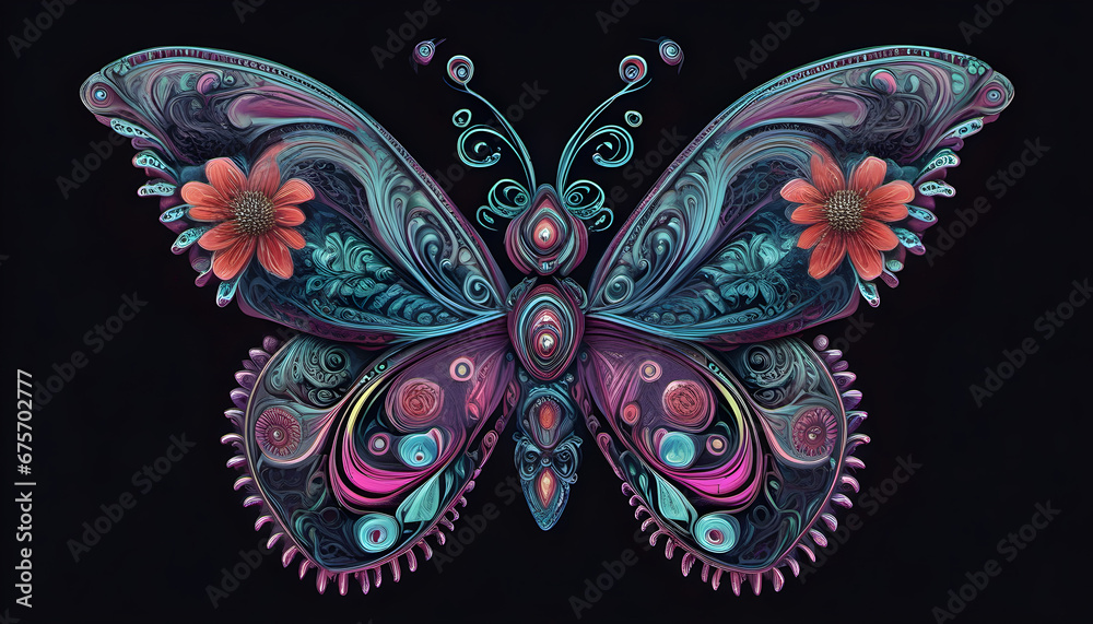 butterfly on flower summer background ai generated
butterfly on flower summer background ai generated