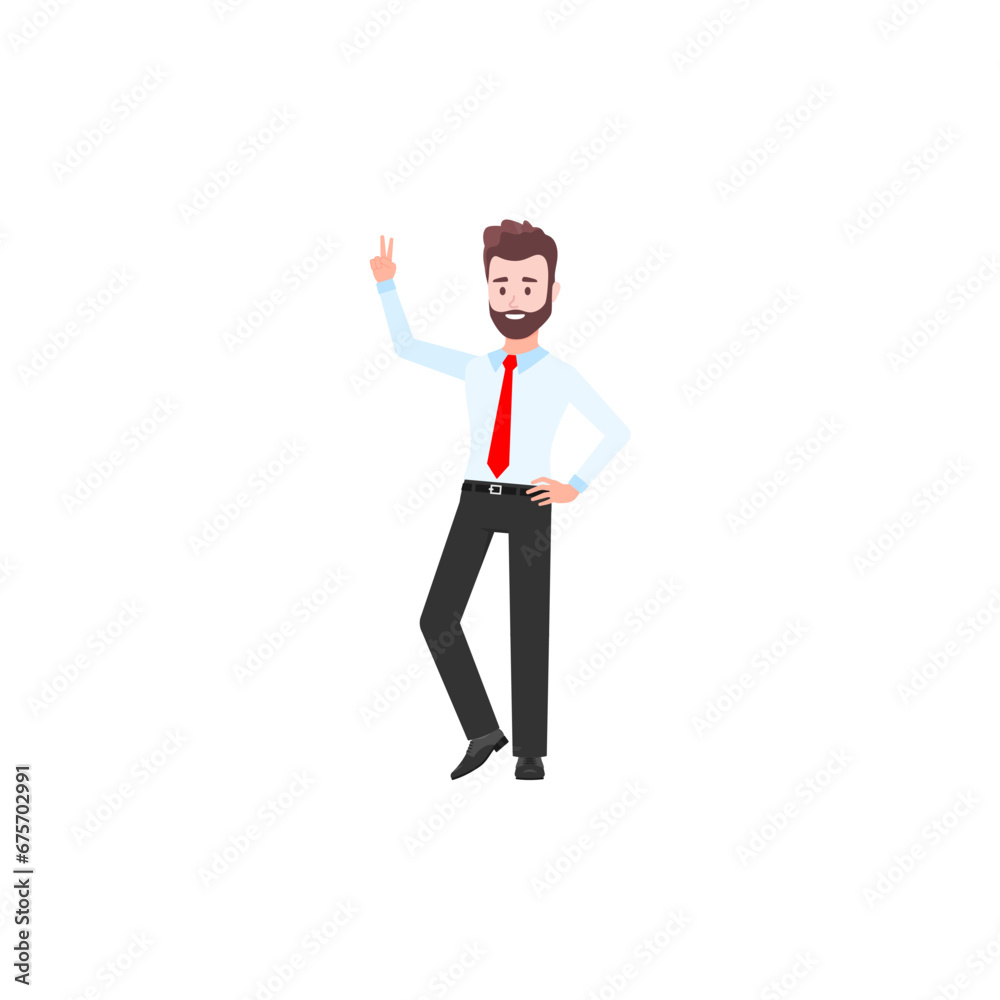 set of poses for office people's activities character set of poses for office people's activities character