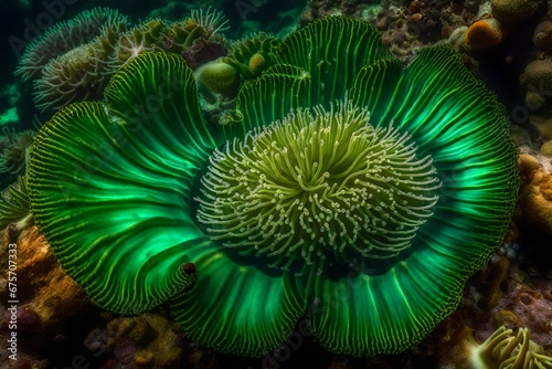 Anthopleura xanthogrammica, or the Giant Green Anemone, is a species of intertidal sea anemones, of the family Actiniida 