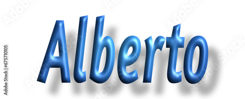 Alberto  - light blue/ blue color - writen name - ideal for websites, emails, presentations, greetings, banners, cards, books, t-shirt, sweatshirt, prints, cricut, silhouette,
