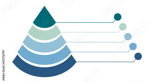 Blank company milestone timeline infographic template as vector with 5 options can be used for progress, diagram, annual report, web design. Business concept.