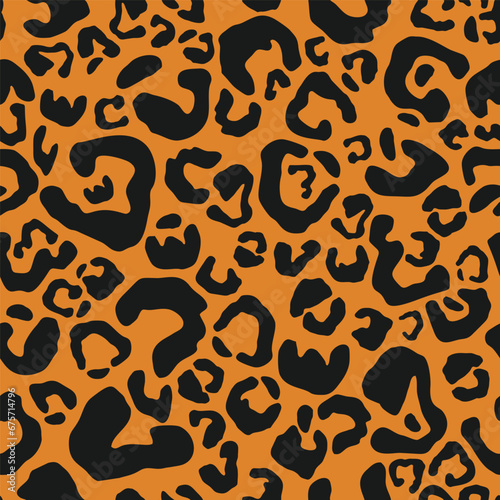 Leopard print, seamless pat...