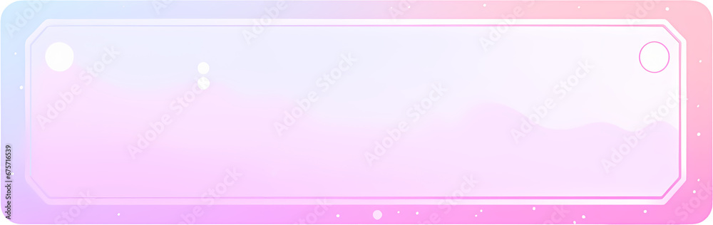 Pastel pink blue banner background, simple, button, bar