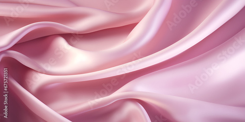 Pink textured silk fabric abstract background 