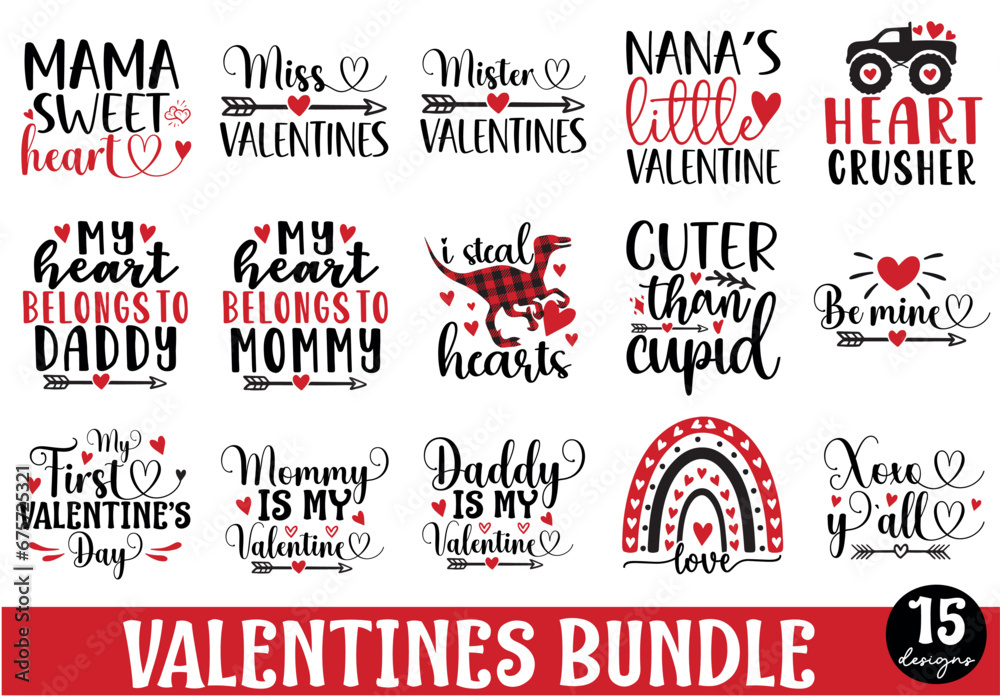 Valentines SVG Bundle Valentines SVG Bundle