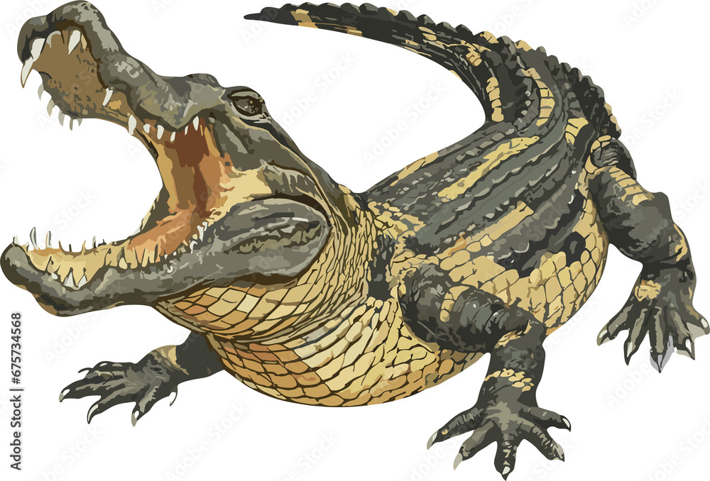 Fototapeta premium 악어 동물