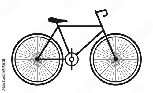 vector graphic silhouette bicycle vector bike black cycle