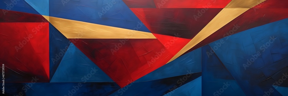 Fototapeta premium Wide screen colorful abstract wallpaper background design