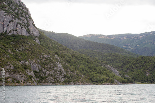 Vezirkopru canyon. Touristic canyon located on the Kızılırmak river. Also known as Sahinkaya Canyon photo