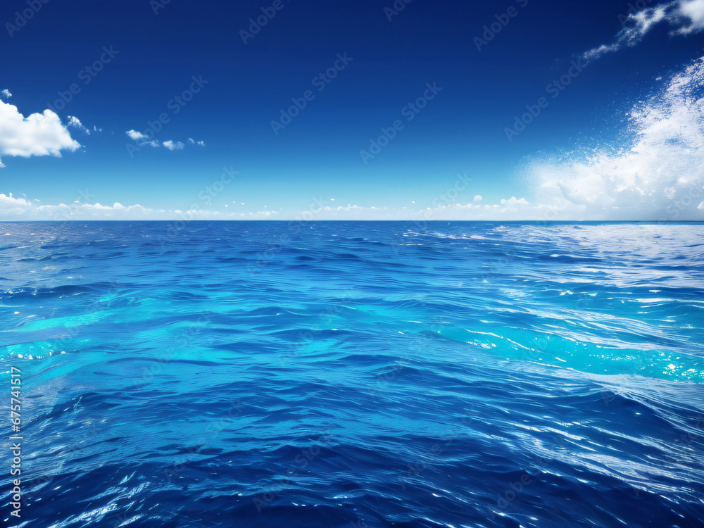 Obraz premium blue sea and sky