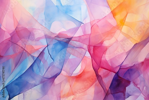 Abstract Watercolor Background created with Generative AI