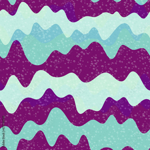 Stylish wave fluid vector seamless pattern.
