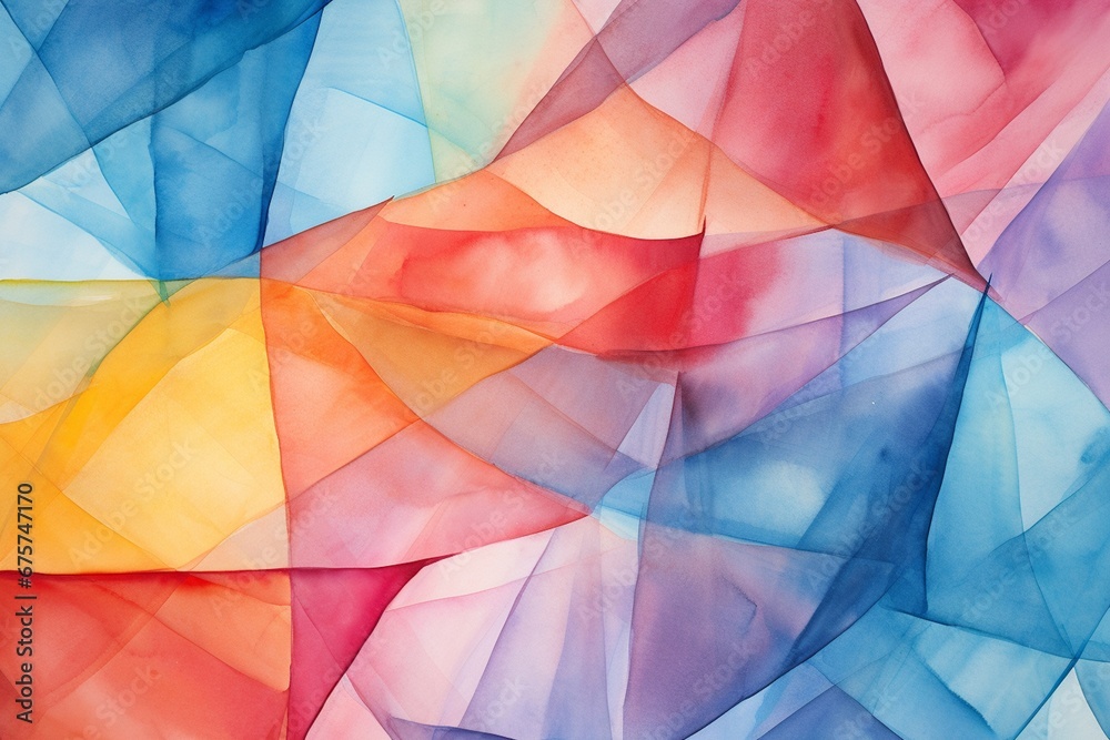 Abstract Watercolor Background created with Generative AI Abstract Watercolor Background created with Generative AI