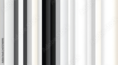 Bold black and white vertical stripes pattern.