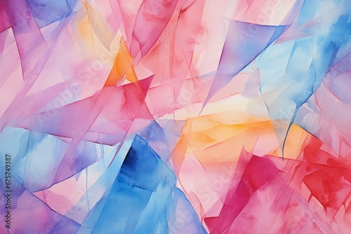 Abstract Watercolor Background created with Generative AI