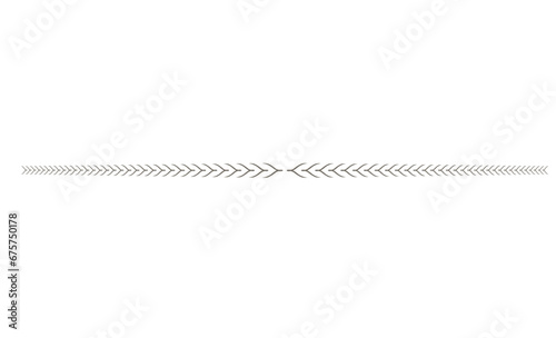 Floral Ornament - Linie, Trennung