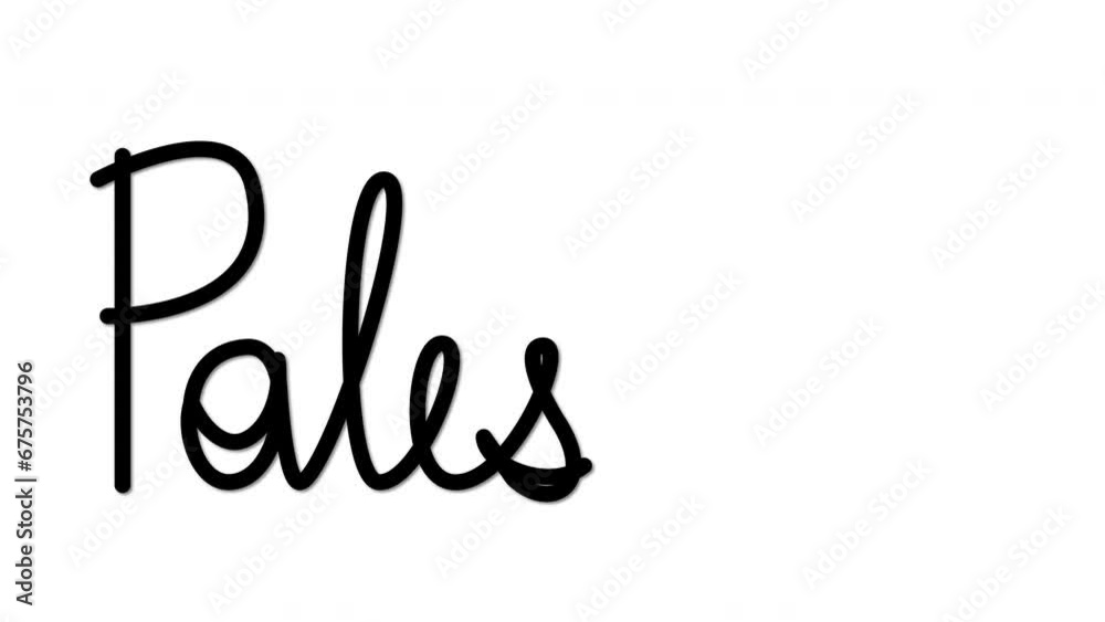 Palestine country name handwriting animation. Palestine country name handwriting animation.