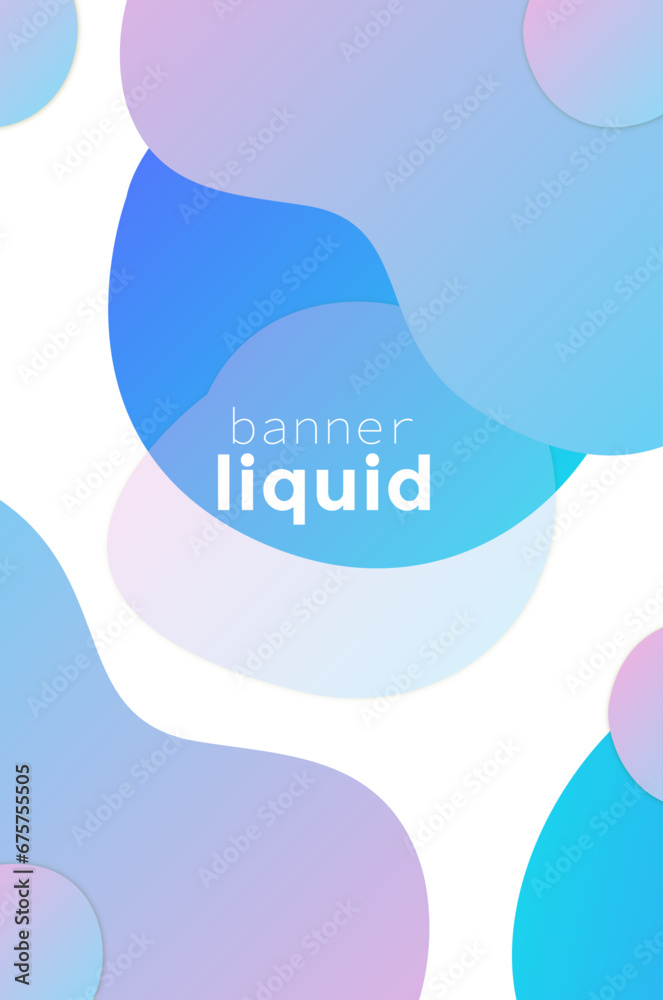 Blue banner, background with bubbles Blue banner, background with bubbles