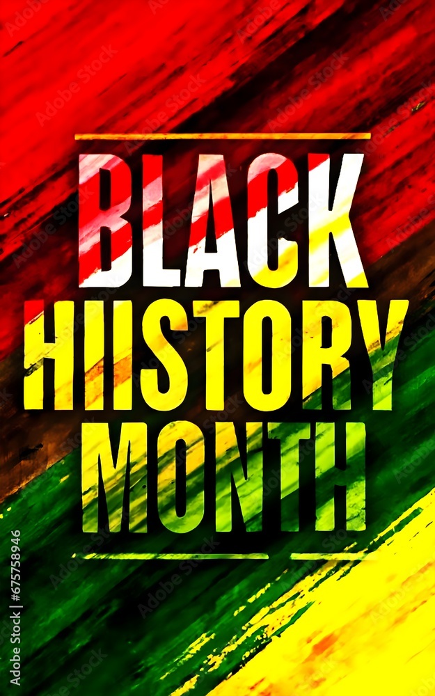 A stunning poster design for Black History Month
