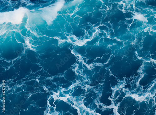 ル 青い海　水面の背景 © Jusco