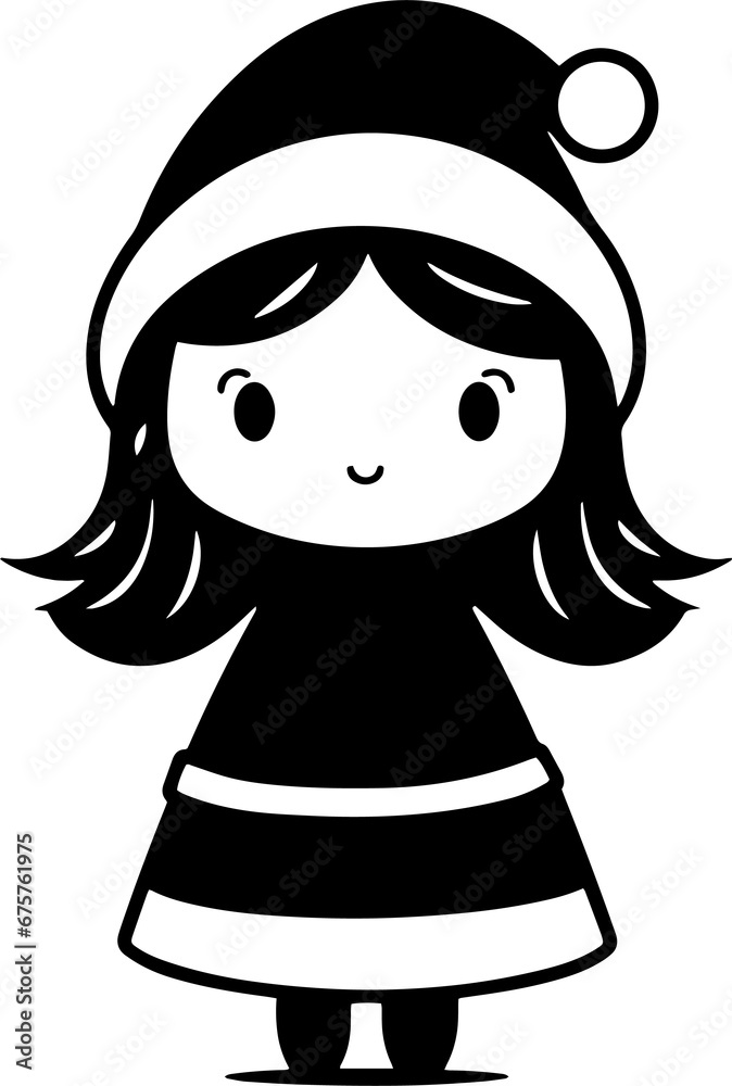 Obraz premium Christmas Girl 