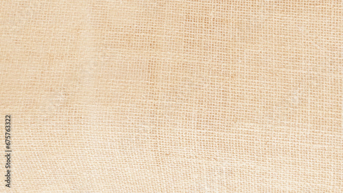 Seamless brown rough sack texture Vector illustration. Thick jute fabric texture. Sackcloth background. Abstract vector. photo