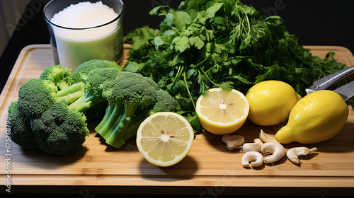 Ingredients for Broccoli Pesto