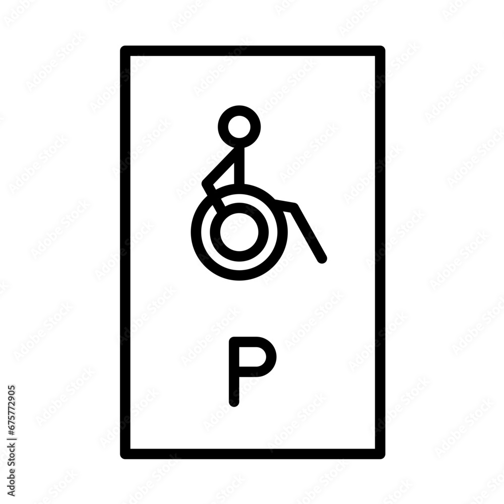 disabled-parking-disability-icon-with-black-outline-style-disabled